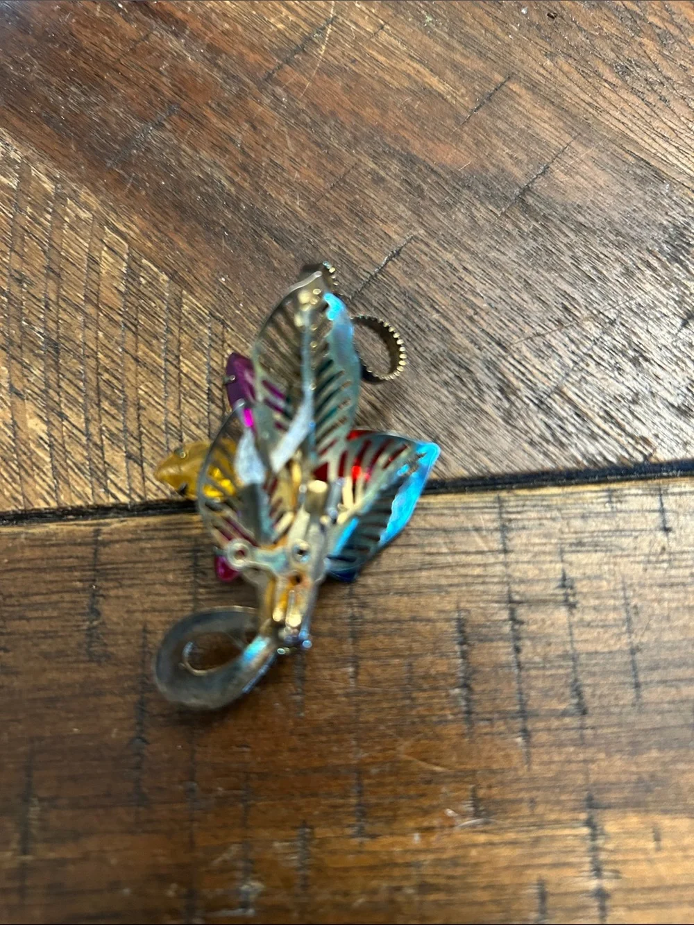 Vintage From before 07sMulti-Colored Flower Brooch